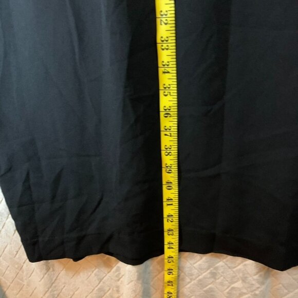 Jessica Howard Womens 12 Sheath Dress Black Cocktail Party Sparkly Sleeveless - Picture 9 of 15